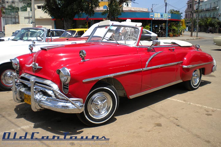 Oldsmobile 50 red | classic car tours