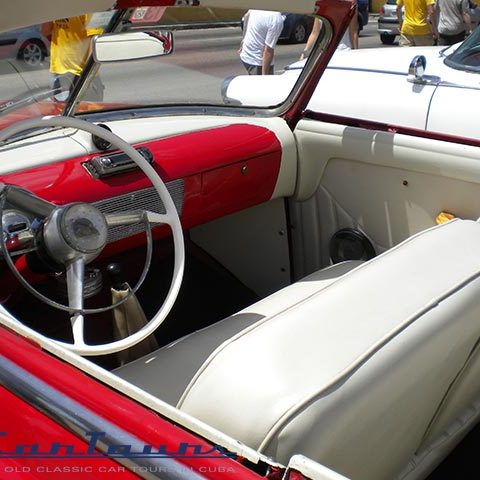 Oldsmobile 50 red | classic car tours