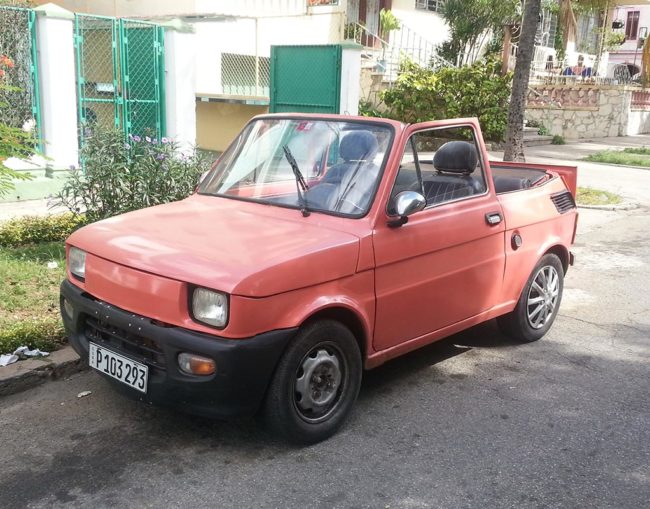 There are all kind of convertible cars in Havana